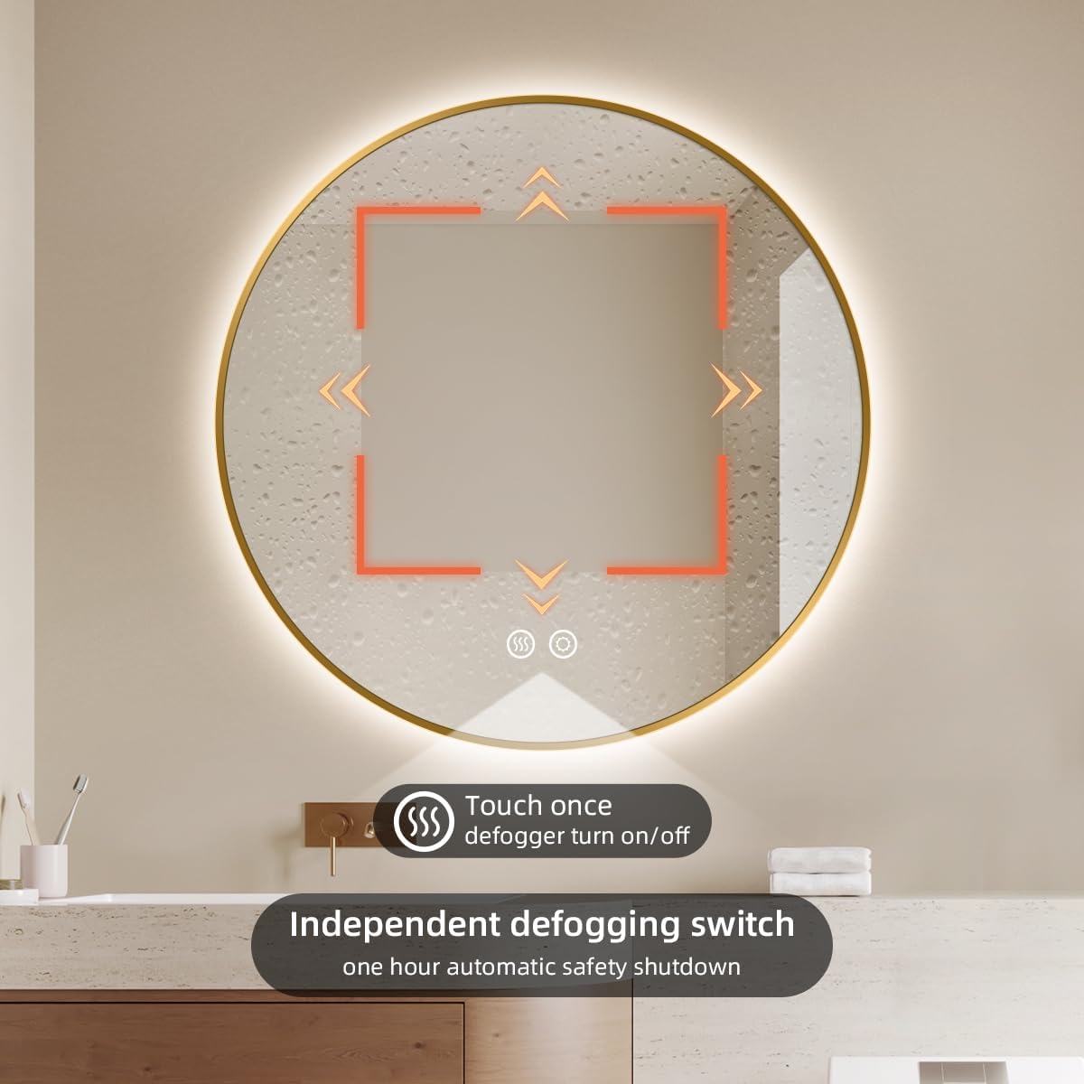 Bath ro om Mirror 32" L x 32" W