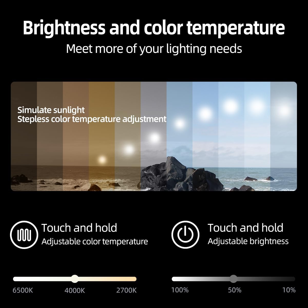 LED Backlit Bathroom Mirror with Lights,3Color White/Warm/Natural,Anti-Fog Lighted Mirror,Dimmable,Vanity Mirror,Wall Mounted (36" L x 63" W)