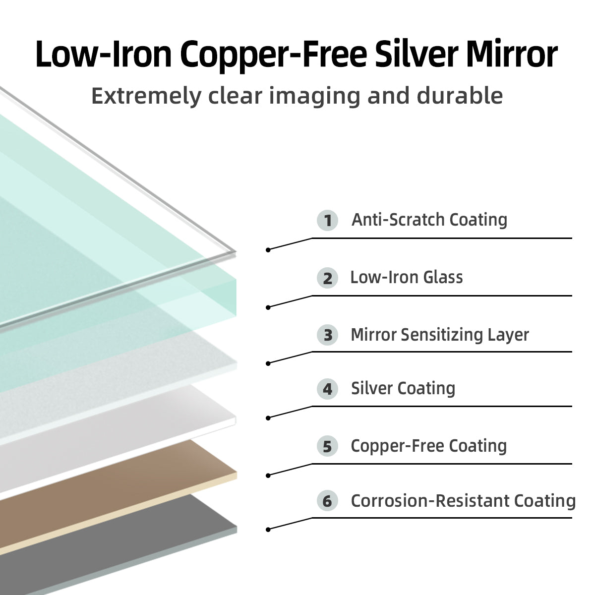 Asymmetrical Wood Bathroom Mirror, Dark Walnut Irregular Wall Mirror