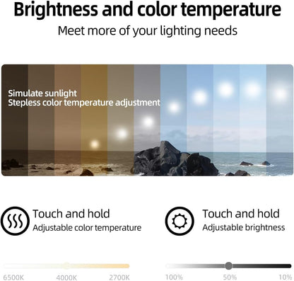 36" x 24" Oval Backlit Bathroom Mirror with Lights, Pill-Shaped LED Lighted Vanity Mirror for Wall, Anit-Fog, Stepless Dimmable, Memory Function, Frameless Smart Mirror, Shatter-Proof, CRI≥93