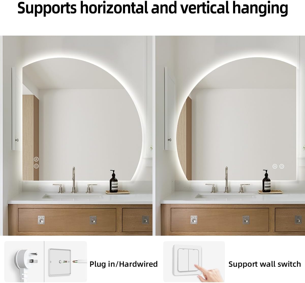 Bath ro om mirr or 36" L x 36" W