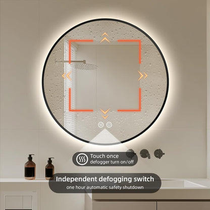 Bathroom mir ror 32" L x 32" W